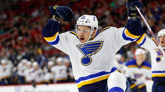 Five goals from five skaters as Blues beat Hurricanes 5-2