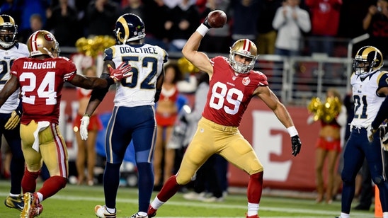 Vance McDonald a Limited Participant in Thursday's Practice for 49ers