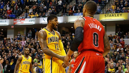 George erupts for 37 points as Pacers defeat Blazers 118-111