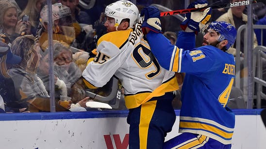 NHL suspends Bortuzzo for four games for cross-check against Predators