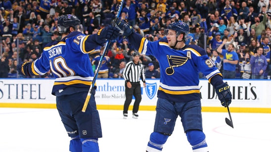 Tarasenko's second goal brings home 3-2 overtime win for Blues