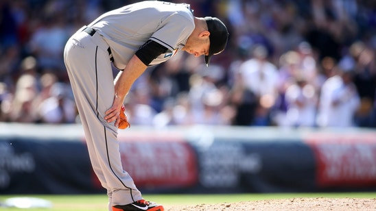 Marlins righty David Phelps done for season with stress fracture in forearm