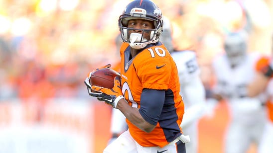 Emmanuel Sanders has jokes about the Broncos' horrific quarterback situation