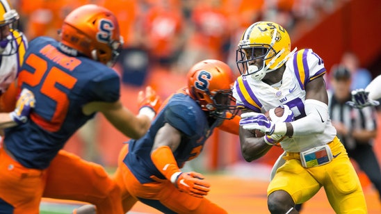 WATCH: LSU's White explodes for awesome punt-return TD vs. 'Cuse