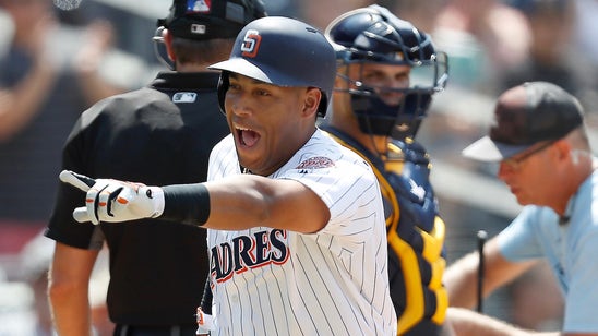 Padres rout Brewers 12-3 as Guerra has rare rough outing