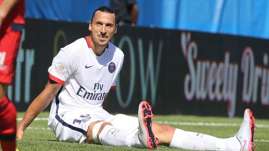 Zlatan Ibrahimovic to miss Ligue 1 season opener with a right knee injury