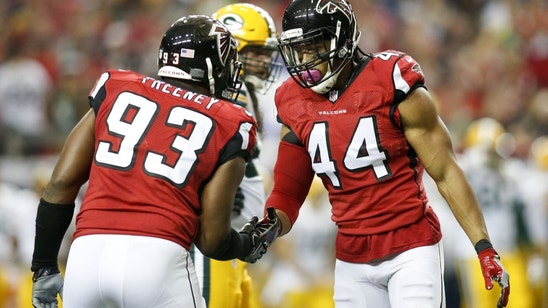 Atlanta Falcons' Pass Rush Must Step Up in Absence of Desmond Trufant