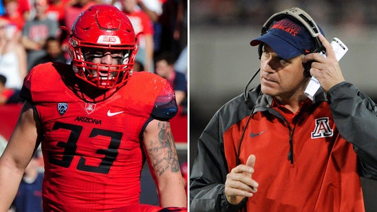 Rich Rodriguez on Scooby Wright's injury: "I don't think it's bad -- MCL, ACL or whatever"