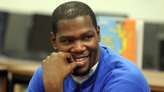 Whoops! Watch Durant's embarrassing moment playing softball