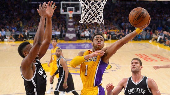 D'Angelo Russell does his best Kobe Bryant impression in Lakers win