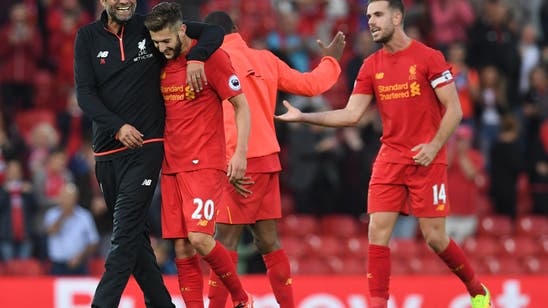 Liverpool midfield doing the business: Henderson, Lallana and Wijnaldum all improving