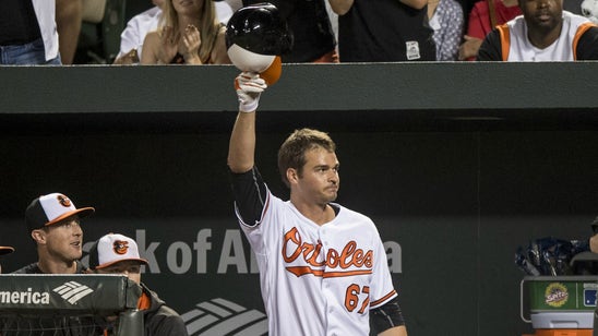 Trey Mancini's mom went bonkers over his first MLB hit (it was a homer)