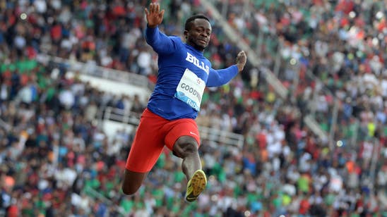 A Buffalo Bills receiver is a favorite to win long jump gold medal at the Olympics