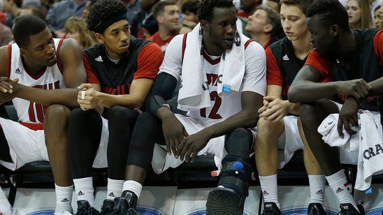 No. 19 Louisville loses center for 6-8 weeks in win over Western Kentucky