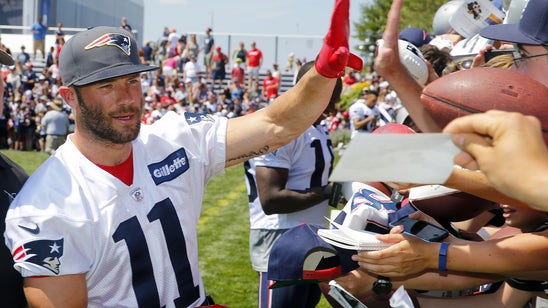 Julian Edelman returns to practice just one day after injury scare