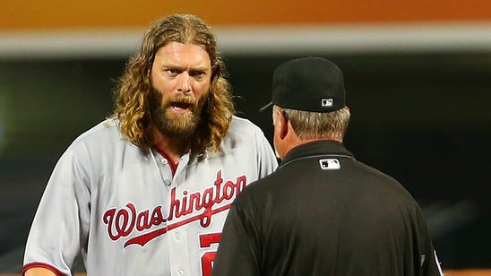 Here's the call that caused a shouting match between an umpire and the Nationals' GM