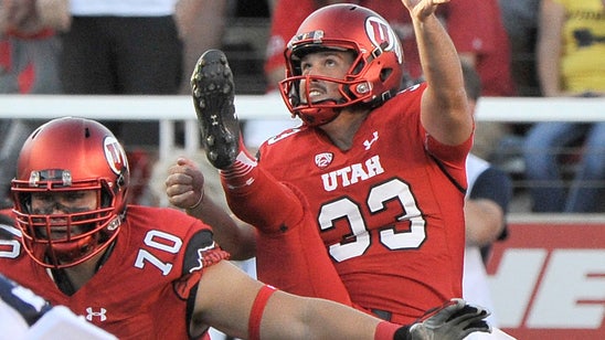 WATCH: Utah's Tom Hackett pulls off fake punt, trucks BYU defender