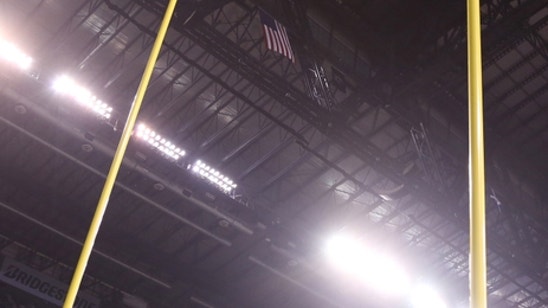 Stanford hit the top of the uprights with a field goal