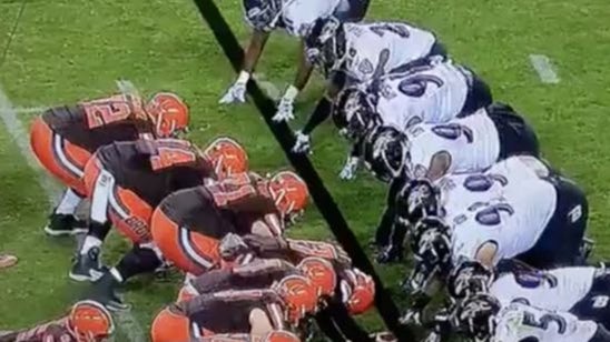 Ravens appeared to be offsides on blocked field goal