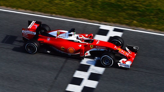 Kimi Raikkonen posts fastest time during Thursday's test in Barcelona