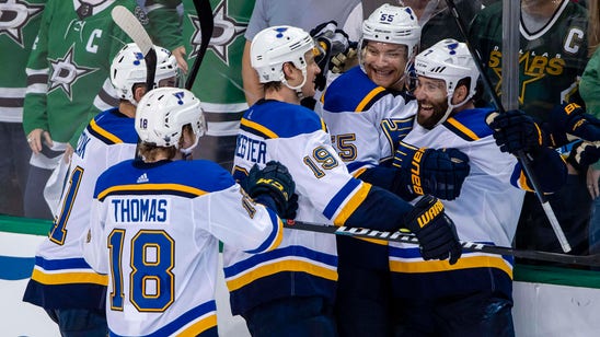 Maroon's game-winner lifts Blues to 4-3 victory over Stars