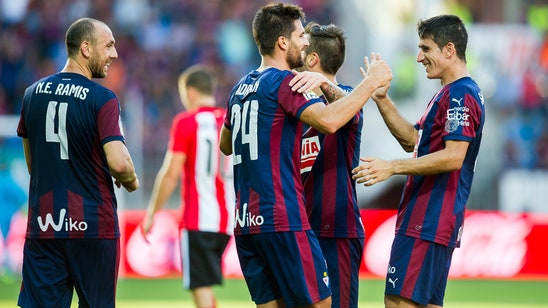 La Liga: Eibar top Athletic Bilbao for first time ever, Atletico thump Sevilla