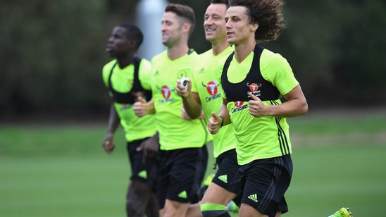 Chelsea boss Antonio Conte signals the start of the David Luiz Experience, Part Deux