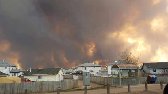 Upshall, Hitchcock keep nervous eye on Fort McMurray fire