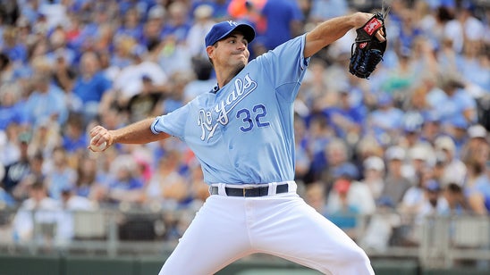 Royals' Young throws five no-hit innings day after father's death