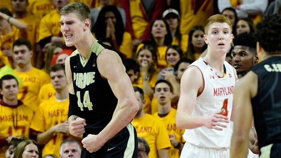 Purdue defeats Maryland 80-75 in conference opener