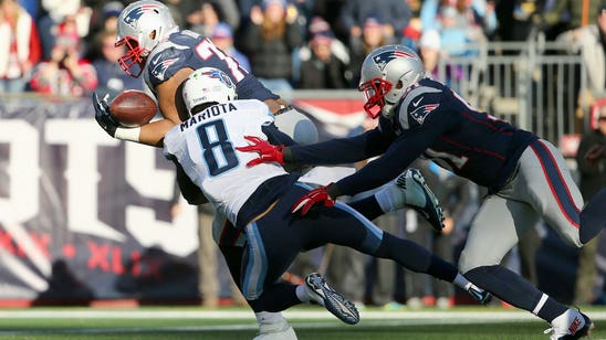 Titans QB Marcus Mariota (knee) won't return against Patriots
