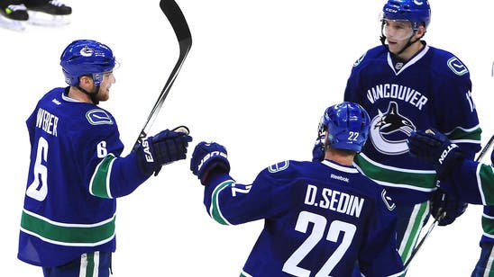 Daniel Sedin scored a hat trick but the Vancouver crowd forgot to celebrate
