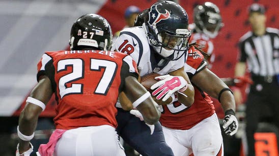 Texans WR Shorts injures shoulder in loss to Falcons
