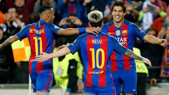 Watch Luis Suarez troll Neymar and Lionel Messi not care one bit