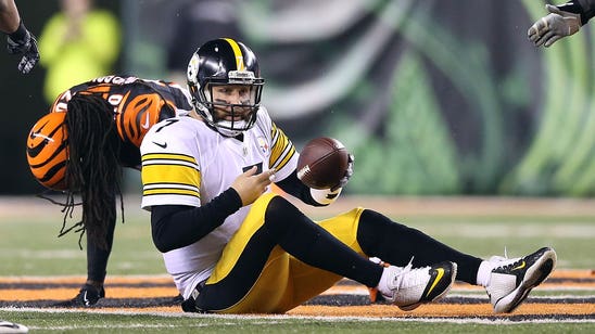 Roethlisberger hurts shoulder on another big hit by Bengals' Burfict