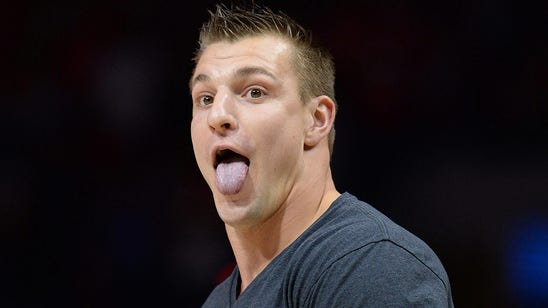 Through all his partying, Gronk finds time to stun Trout with fastball