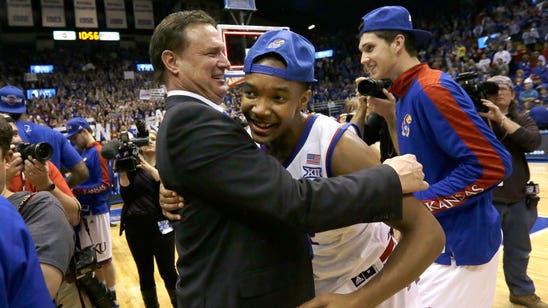 Kansas student gets $10,000 check from Bill Self