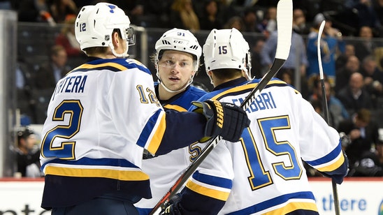 Coming off Thursday's loss, Blues face Devils to complete back-to-back