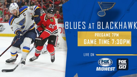 Blues visit Blackhawks still one point out of a playoff spot