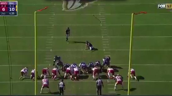 Watch the Ravens fail to convert the most obvious fake field goal of 2016