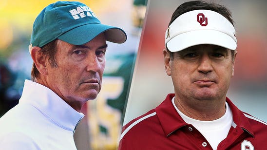 What was Baylor assistant doing on sideline at Oklahoma-Tulsa game?