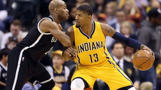 George pours it on late as Pacers hold off Nets 104-97