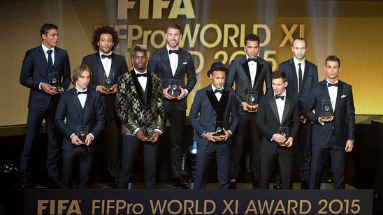 Messi, Ronaldo, Neymar lead FIFA World XI; Enrique earns coaching honor