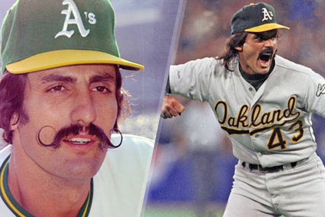 A's greats Rollie Fingers, Dennis Eckersley matched with their 'Muppet  twins