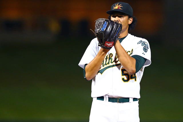 A's pitcher Sean Manaea being called 'Samoan Randy Johnson