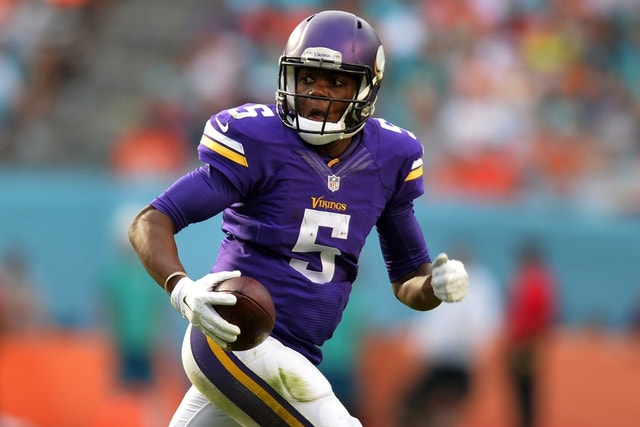 Who is Teddy Bridgewater's backup for Minnesota Vikings?