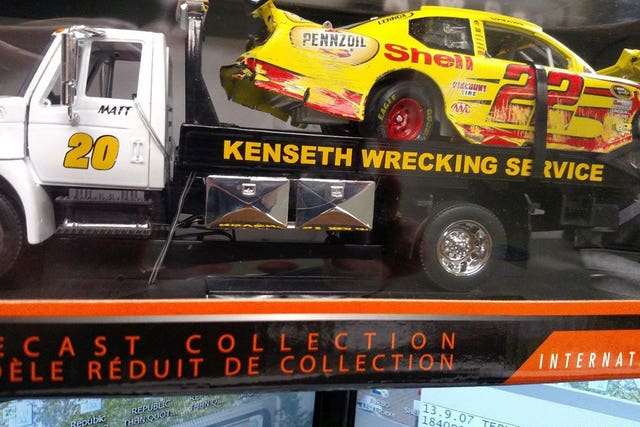 Wrecked nascar diecast online