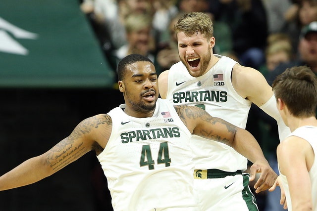 Michigan State Routs Northwestern 81 55 For Seventh Straight Win