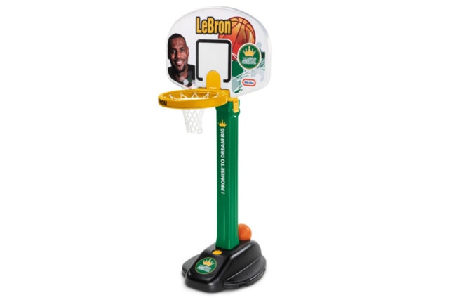 little tikes lebron james family foundation mini hoop basketball set