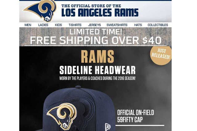 la rams over the cap